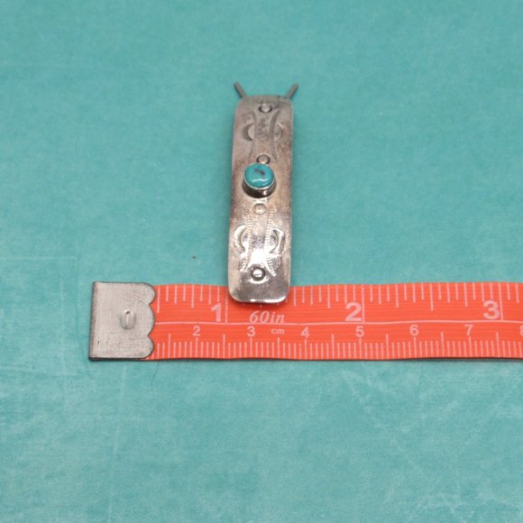 Vintage Sterling Southwestern Style Hair Clip main image 6